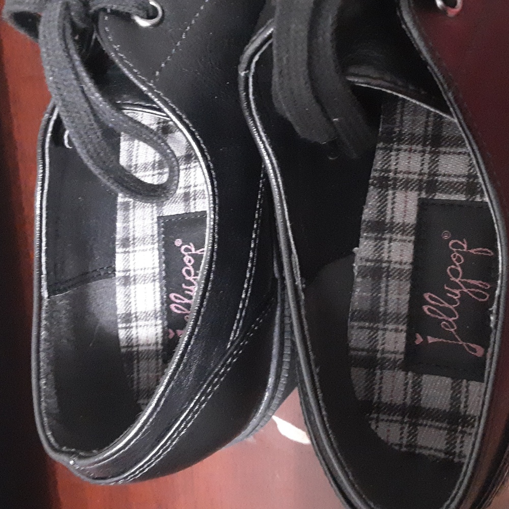Jelly Pop RUS Platform Chunky Heel Shoes - Picture 7 of 9